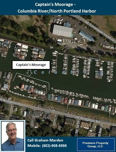 Floating Homes for Sale in Portland Oregon Captain's Moorage