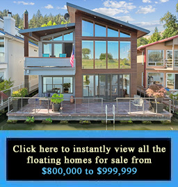 Floating Homes for Sale in Portland Oregon View All the Floating Homes for Sale in Portland Oregon from $800000 and Up